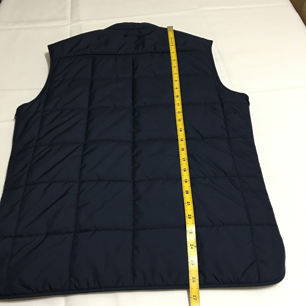 Banana Republic Puffer Vest Men Small Navy Blue Quilted Modular System - Picture 9 of 9